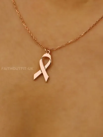 Women’s breast cancer necklace
