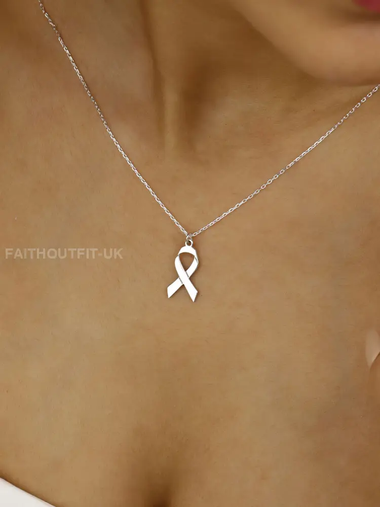 Women’s breast cancer necklace