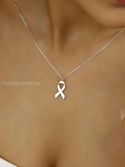 Women’s breast cancer necklace