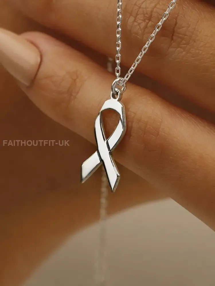 Women’s breast cancer necklace
