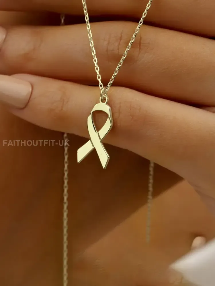 Women’s breast cancer necklace