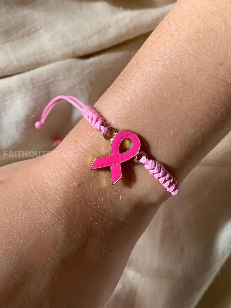 Women’s Breast Cancer Pink Adjustable Bracelet - Pink · ONE