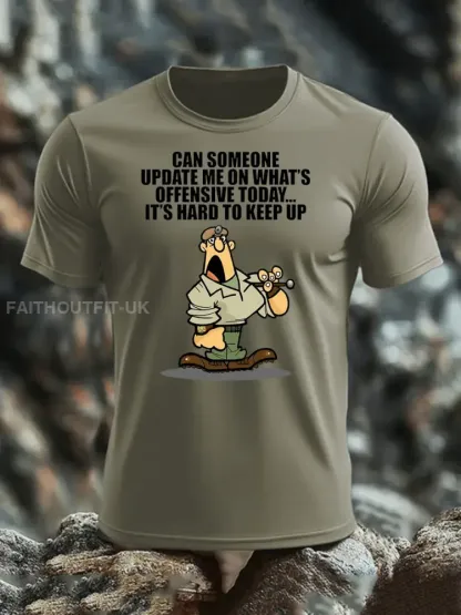 Men’s British Veteran imitation cotton short-sleeved T-shirt