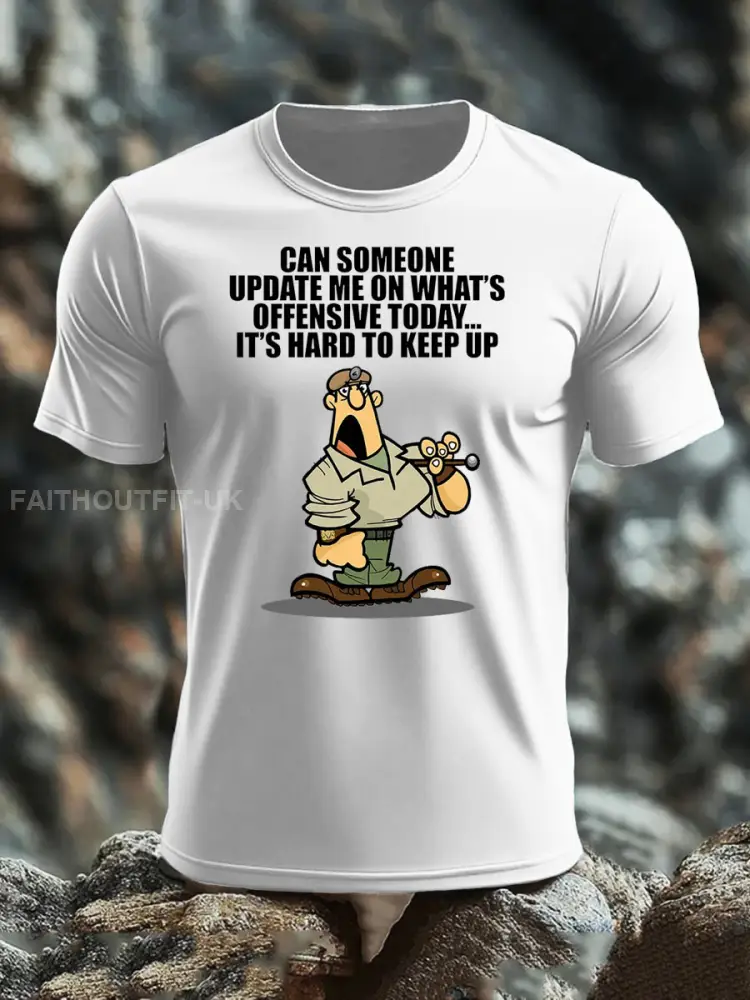 Men’s British Veteran imitation cotton short-sleeved T-shirt