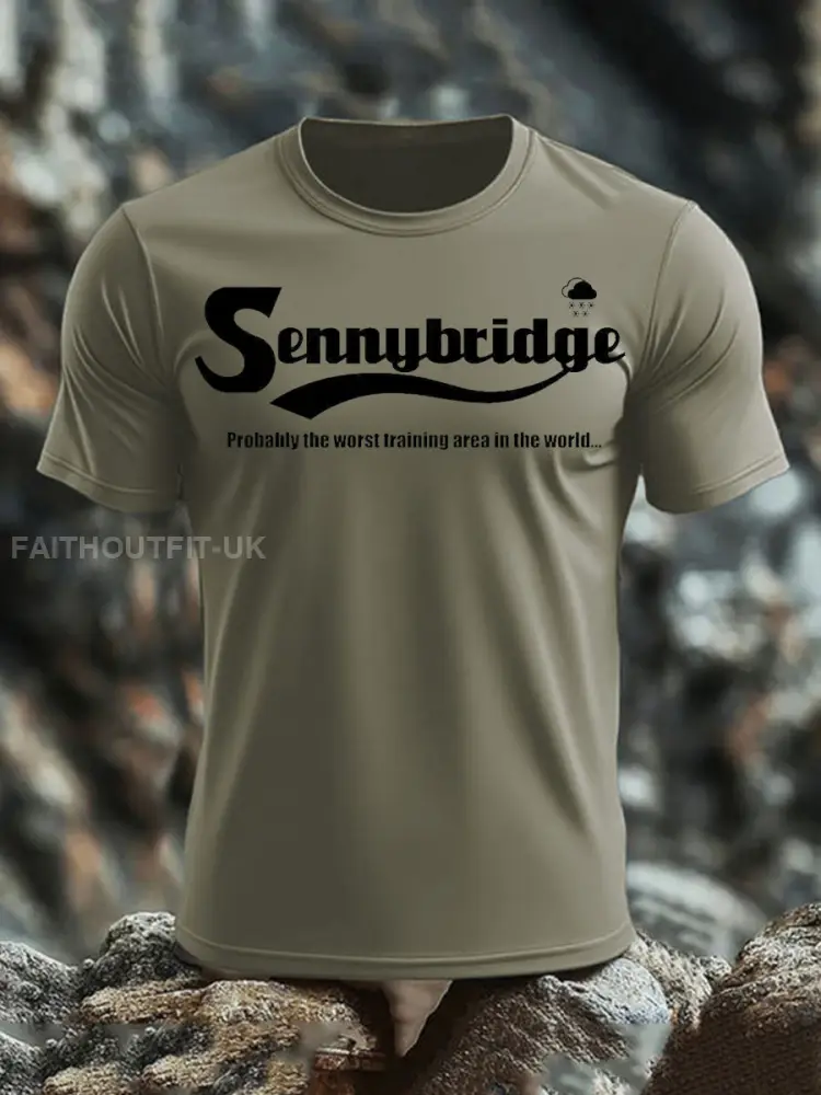 Men’s British Veteran imitation cotton short-sleeved T-shirt