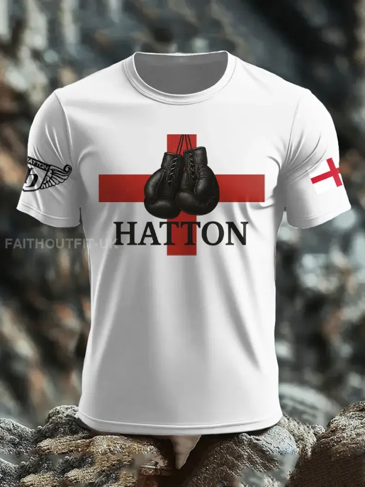 Men’s Boxing Lover Rip Hitman Legend Printed T-Shirt
