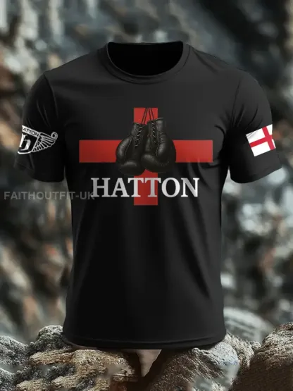 Men’s Boxing Lover Rip Hitman Legend Printed T-Shirt