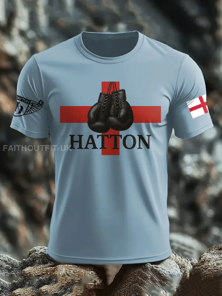 Men’s Boxing Lover Rip Hitman Legend Printed T-Shirt