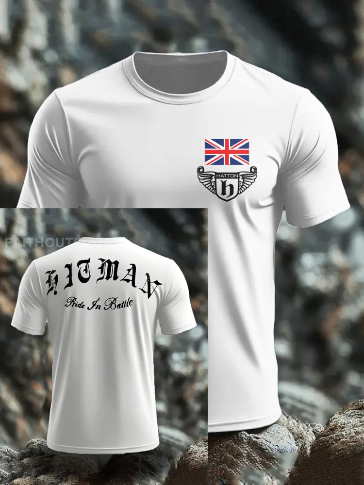 Men’s Boxing Lover Rip Hitman Legend Printed T-Shirt