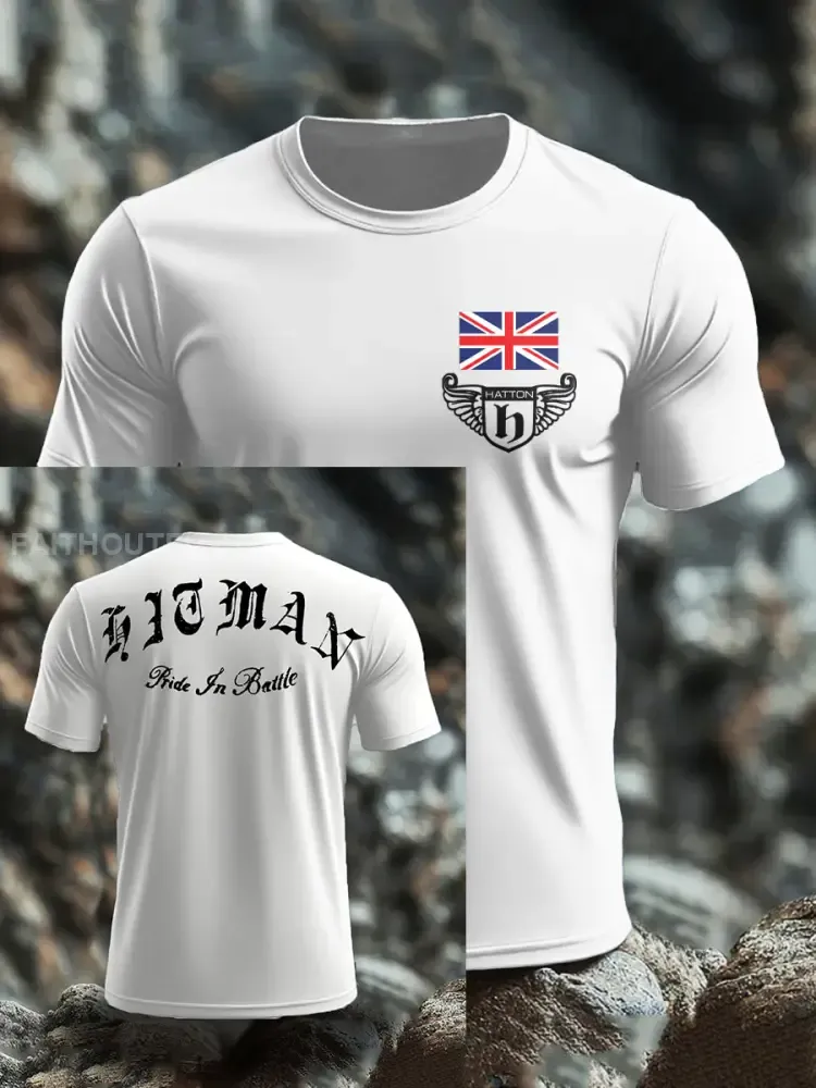 Men’s Boxing Lover Rip Hitman Legend Printed T-Shirt