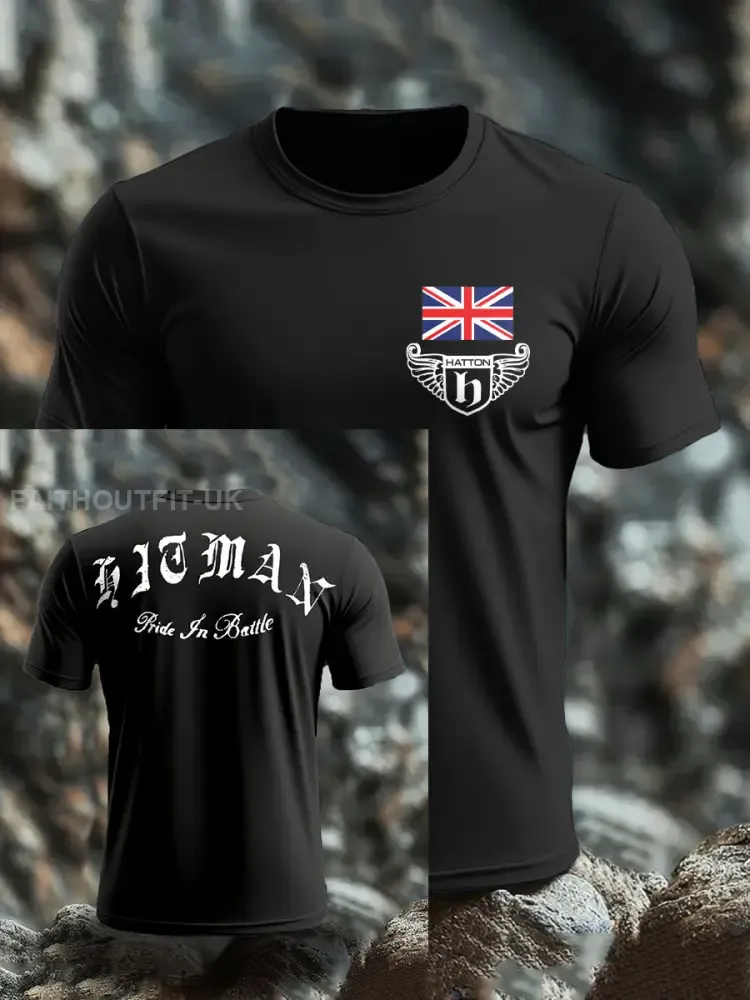 Men’s Boxing Lover Rip Hitman Legend Printed T-Shirt