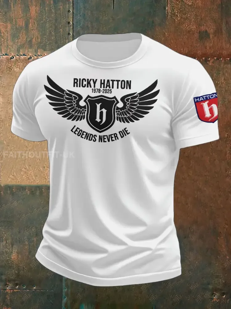 Men’s Boxing Lover Rip Hitman Legend Printed T-Shirt