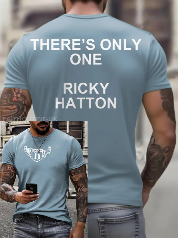 Men’s Boxing Lover Rip Hitman Legend Printed T-Shirt