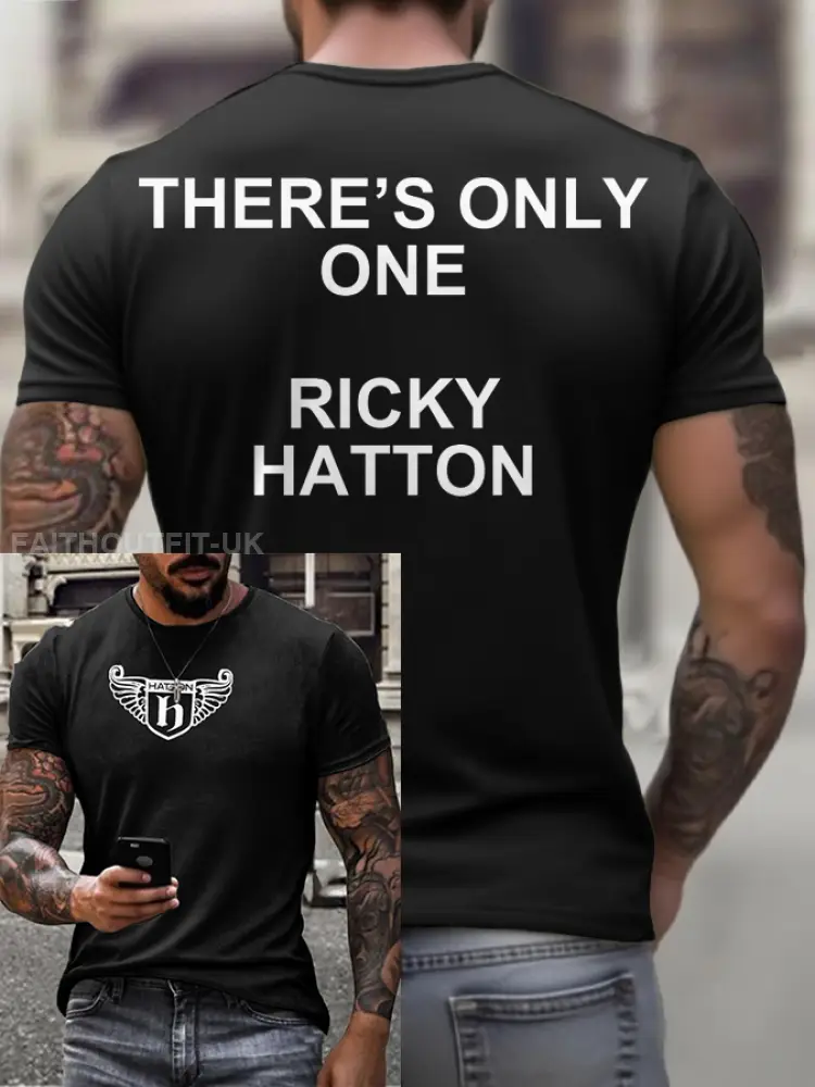 Men’s Boxing Lover Rip Hitman Legend Printed T-Shirt