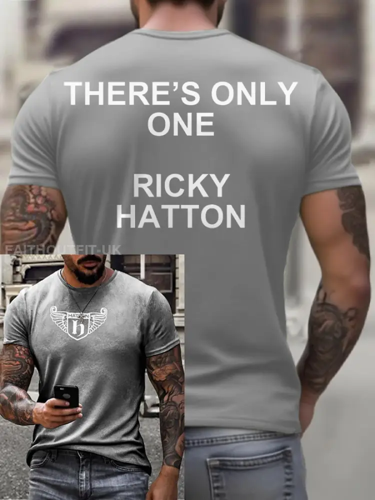Men’s Boxing Lover Rip Hitman Legend Printed T-Shirt