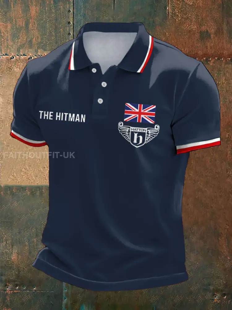 Men’s Hitman Boxing Lover Printed Casual Tops