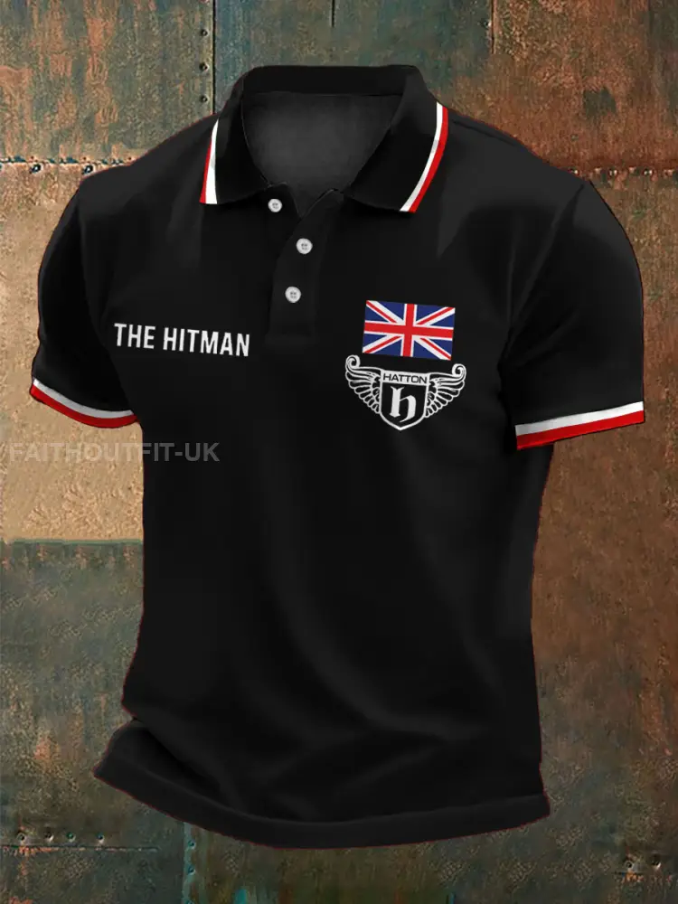 Men’s Hitman Boxing Lover Printed Casual Tops