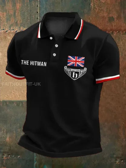 Men’s Hitman Boxing Lover Printed Casual Tops