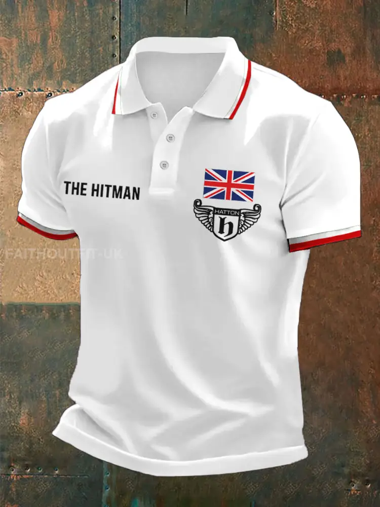 Men’s Hitman Boxing Lover Printed Casual Tops