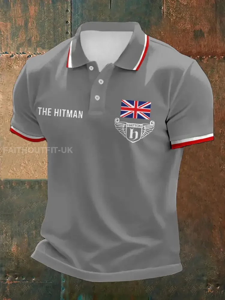 Men’s Hitman Boxing Lover Printed Casual Tops