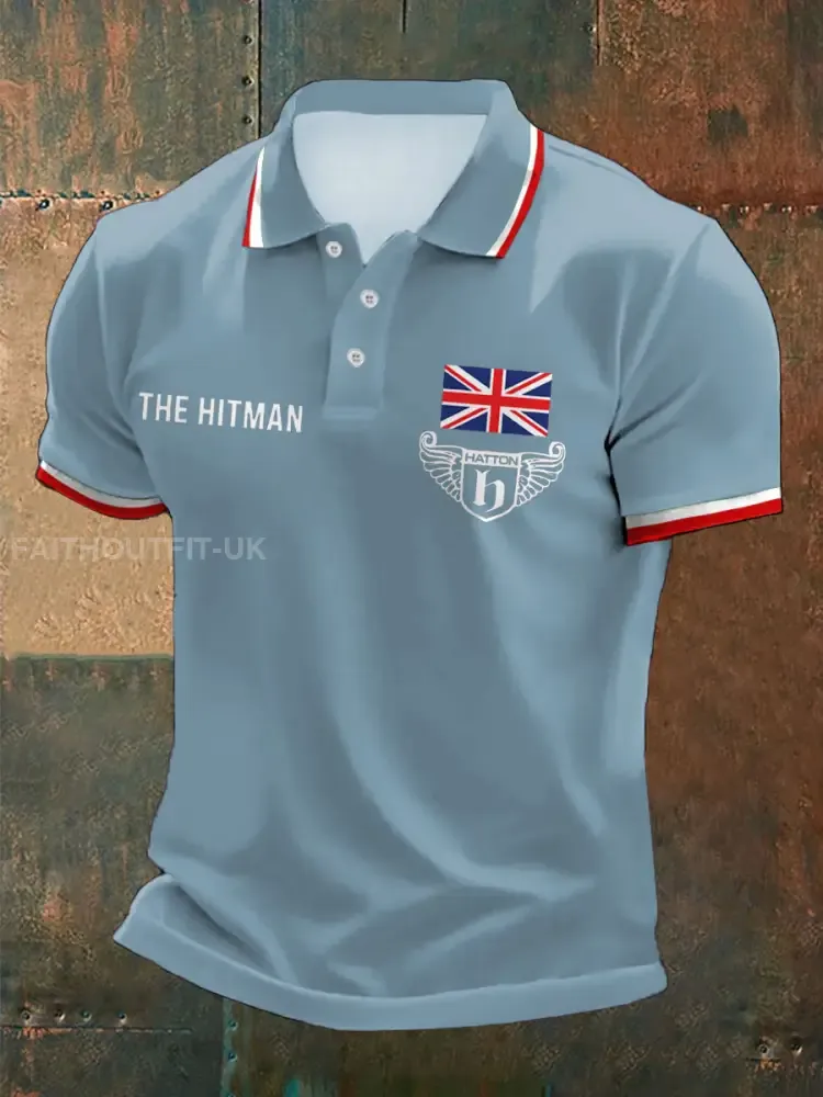 Men’s Hitman Boxing Lover Printed Casual Tops