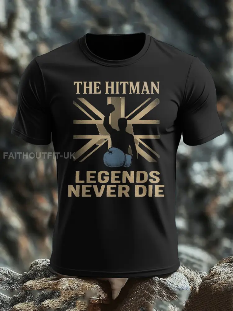 Men’s Hitman Boxing Lover Printed T-shirt