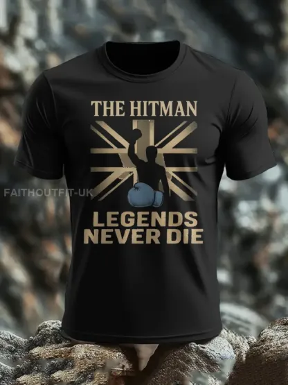Men’s Hitman Boxing Lover Printed T-shirt