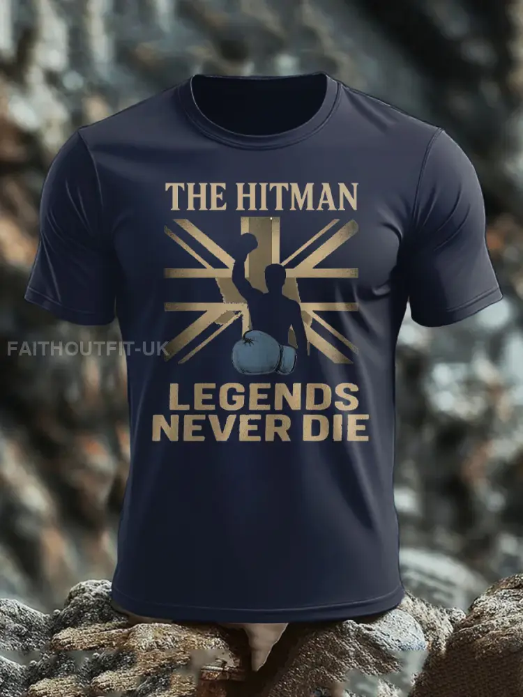 Men’s Hitman Boxing Lover Printed T-shirt