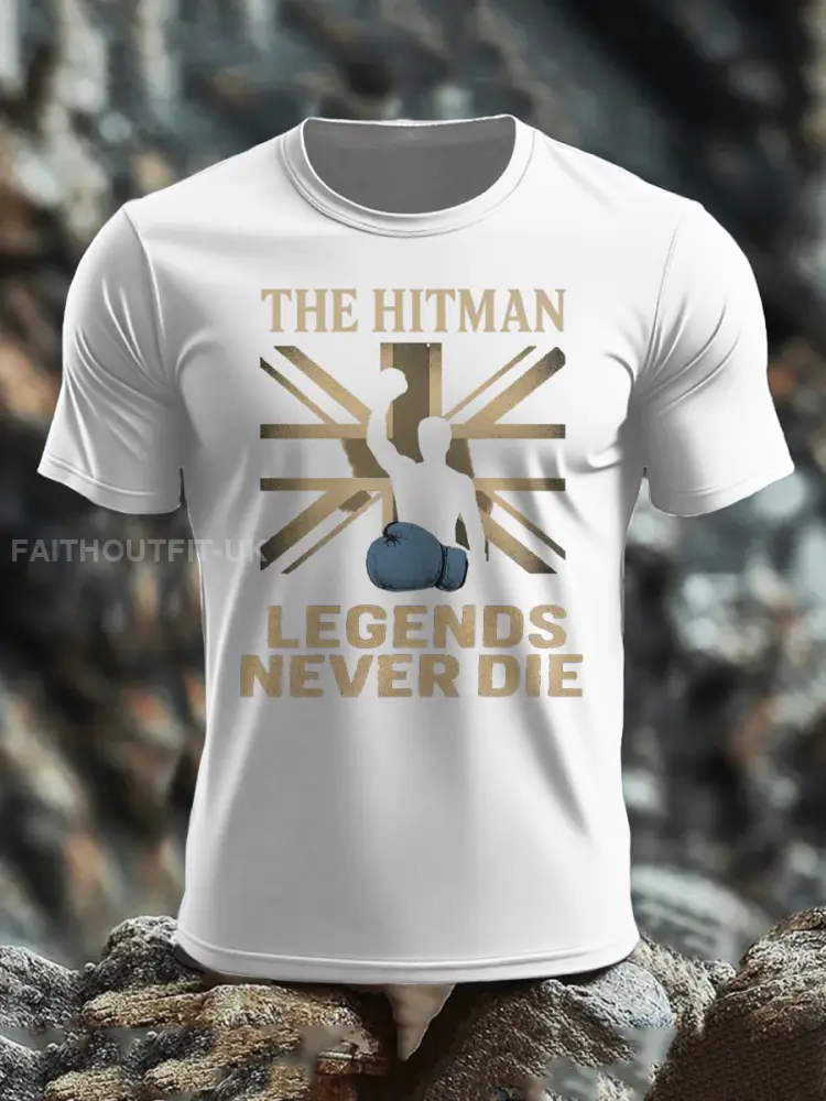 Men’s Hitman Boxing Lover Printed T-shirt