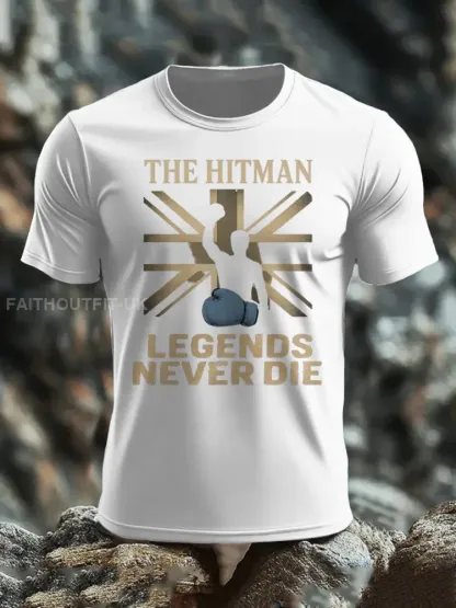 Men’s Hitman Boxing Lover Printed T-shirt