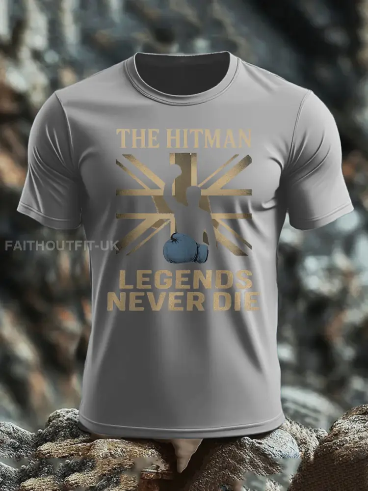 Men’s Hitman Boxing Lover Printed T-shirt