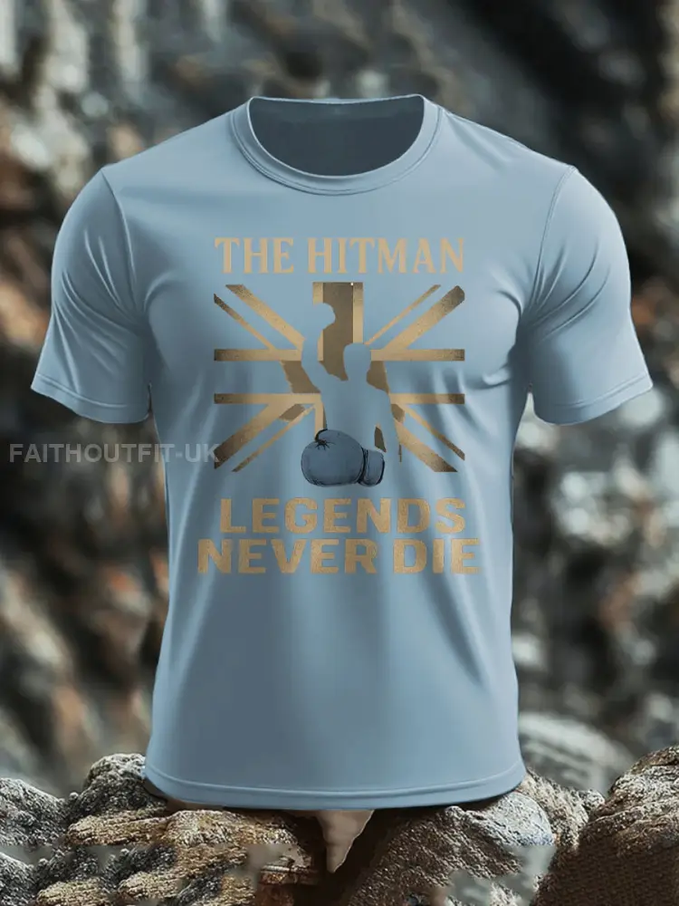 Men’s Hitman Boxing Lover Printed T-shirt