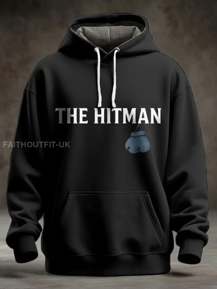 Men’s Hitman Boxing Lover Printed Hoodie