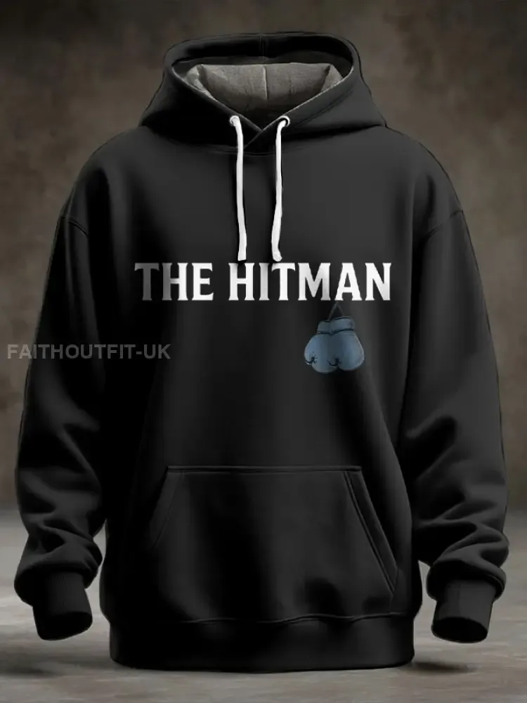 Men’s Hitman Boxing Lover Printed Hoodie
