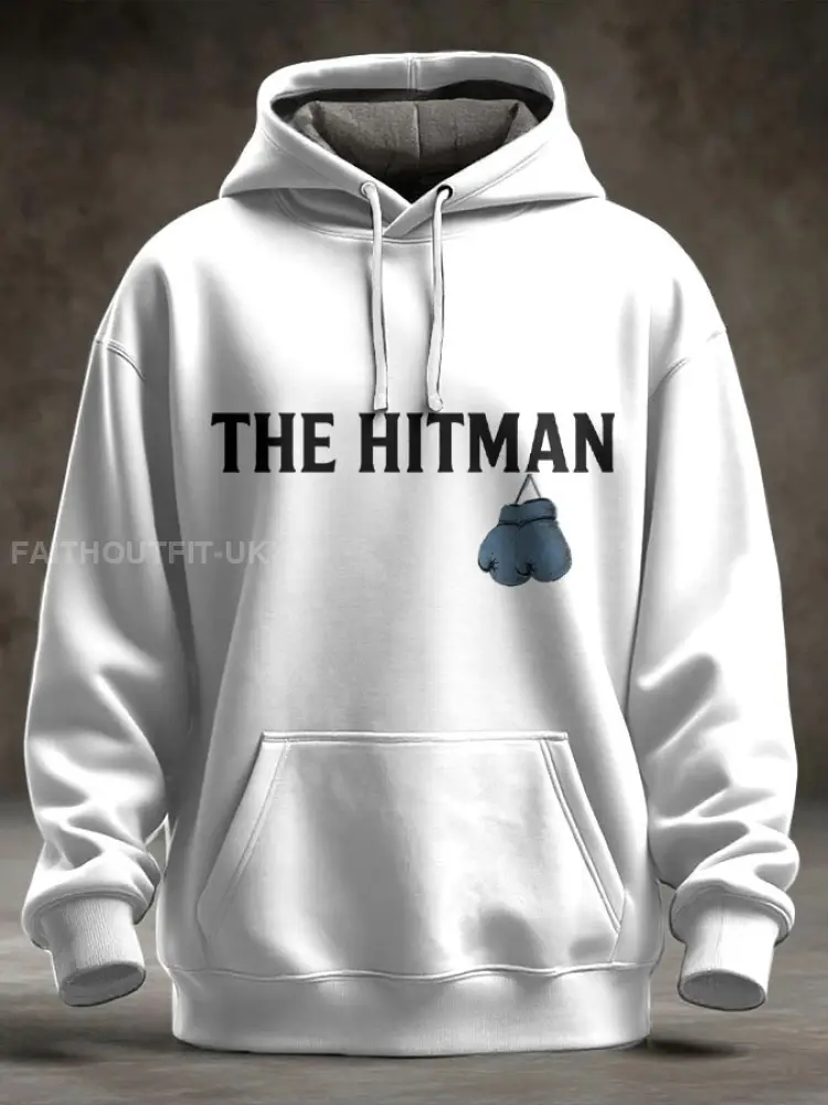 Men’s Hitman Boxing Lover Printed Hoodie