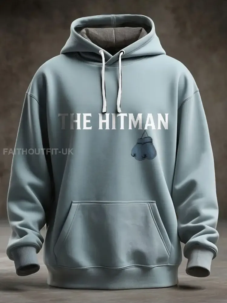 Men’s Hitman Boxing Lover Printed Hoodie