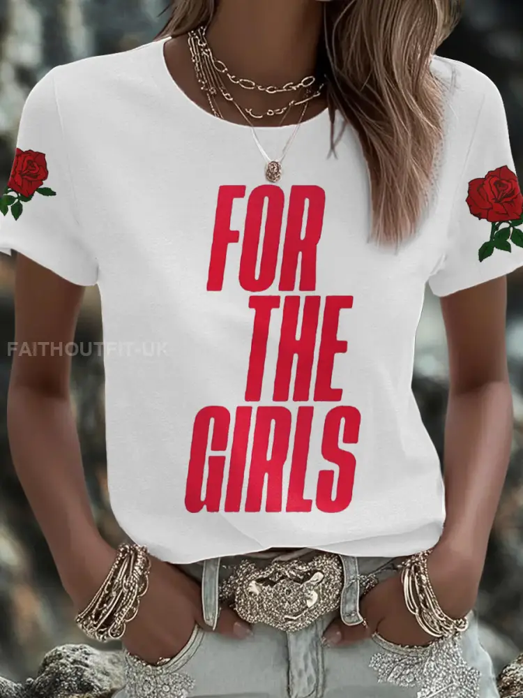 Women’s England Rugby Lover Printed T-Shirt