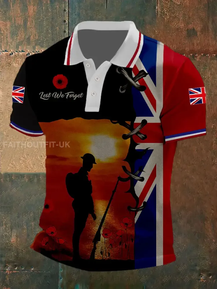 Men’s Remembrance Day Lest We Forget Shirt