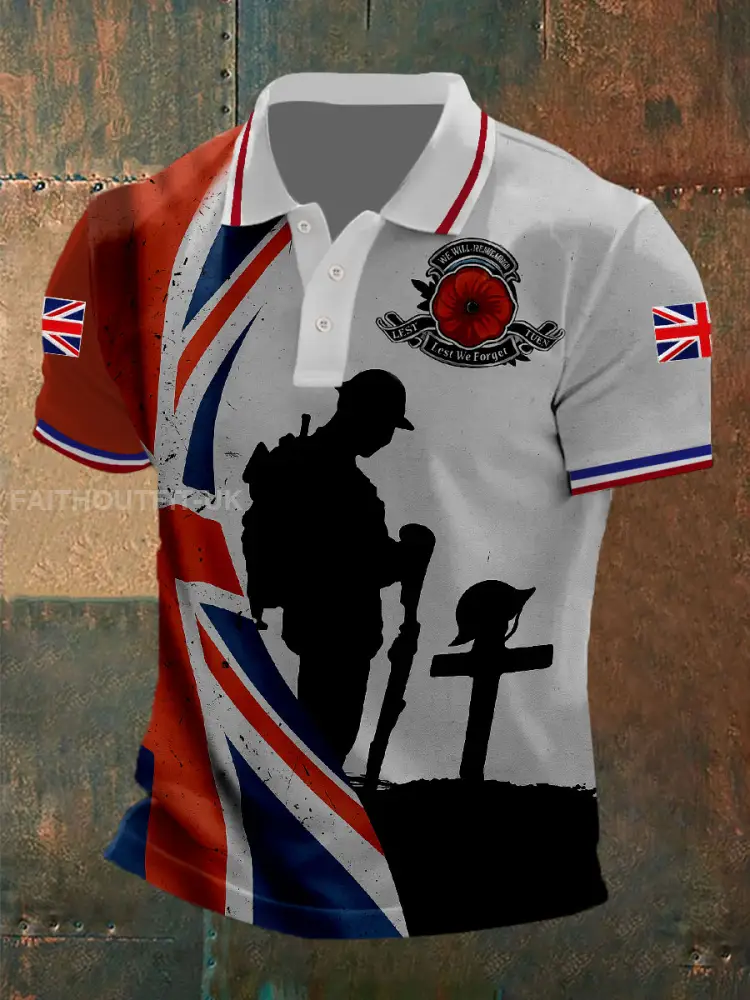 Men’s Remembrance Day Lest We Forget Shirt