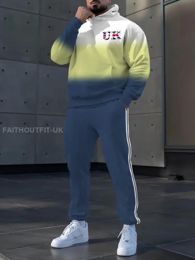 Men’s Casual Hoodie And Pants Set