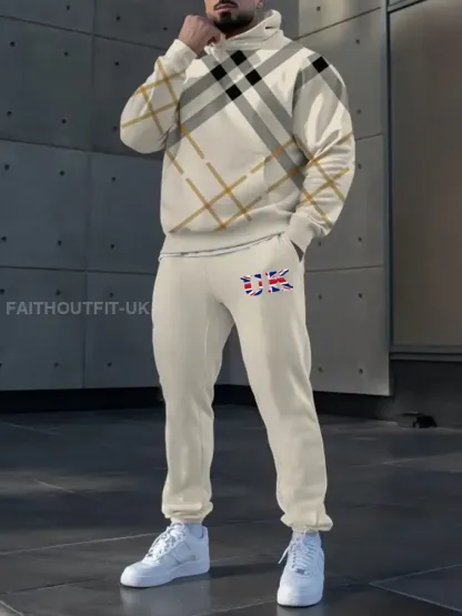 Men’s Casual Hoodie And Pants Set