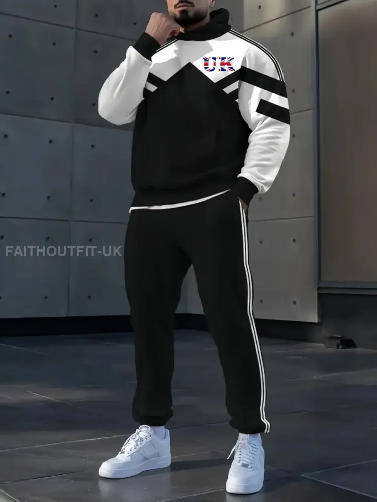 Men’s Casual Hoodie And Pants Set