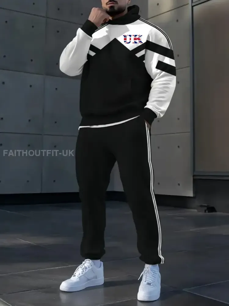 Men’s Casual Hoodie And Pants Set