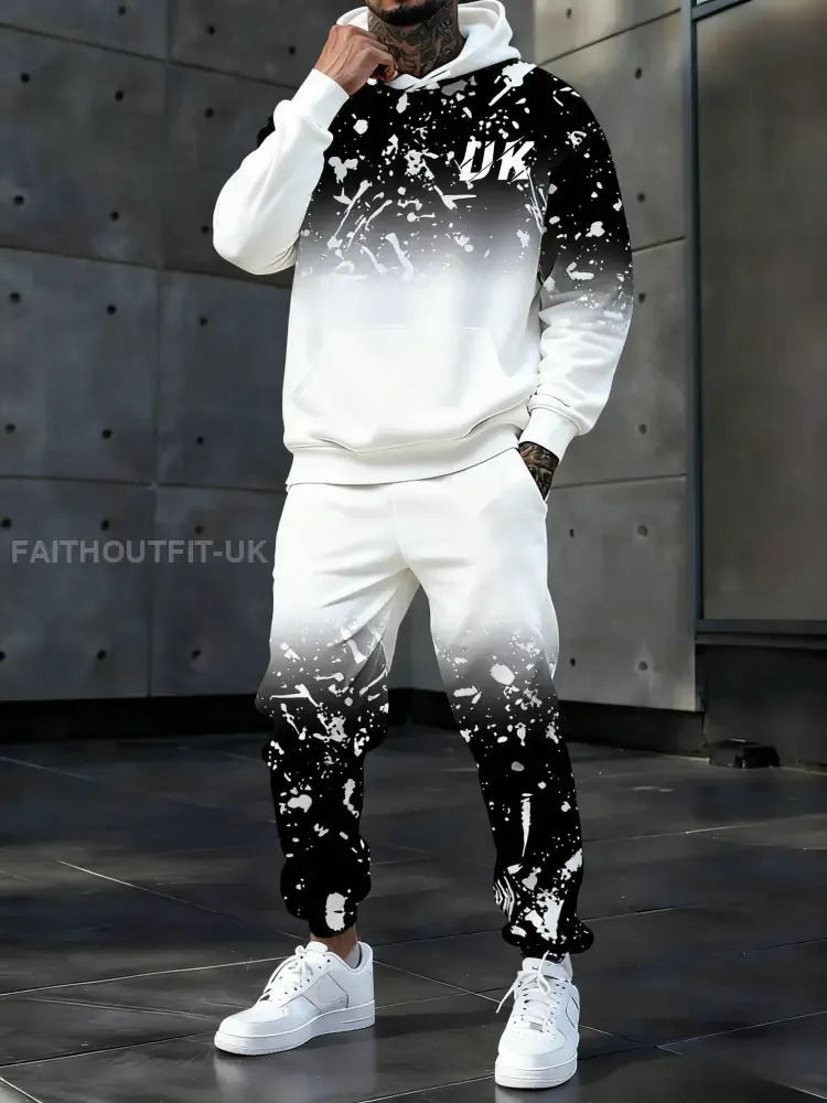 Men’s Casual Hoodie And Pants Set