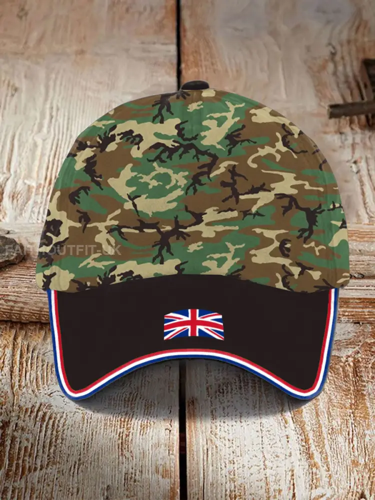Unisex UK MTP Camouflage Remembrance Day Print Hat - Camouflage · ONE