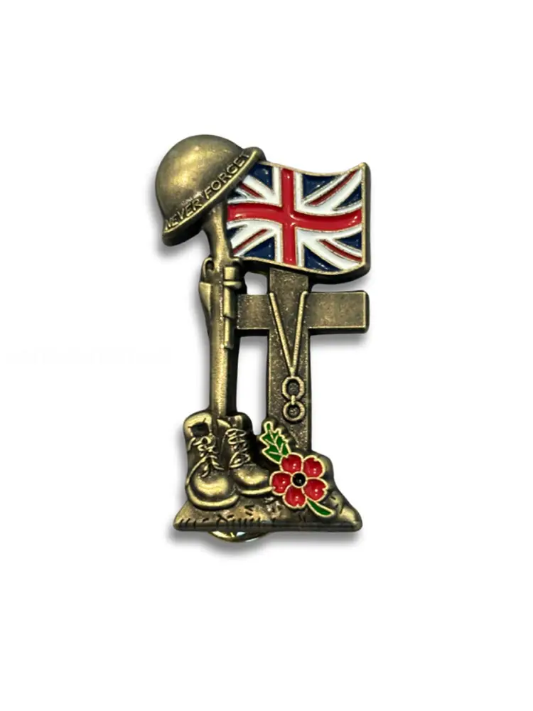 Unisex Remembrance Day Brooch - Bronze · ONE