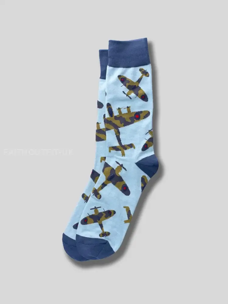 Unisex Memorial Flight Socks - Light Blue · ONE