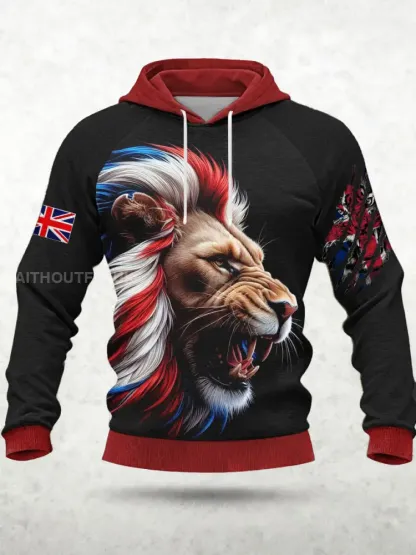 Men’s Lion Flag Hoodie