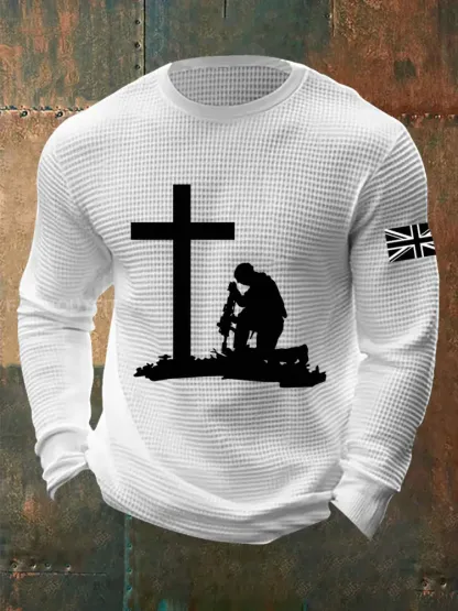 Men’s Remembrance Day Waffle Top