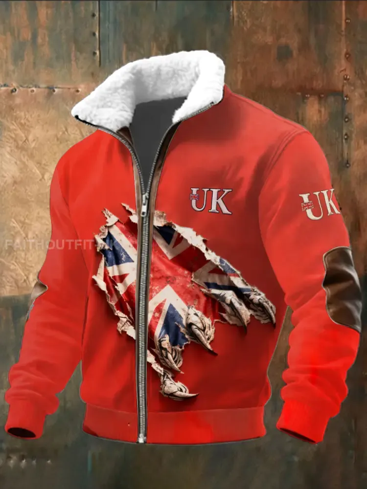 Men’s Union Jack Red Jacket